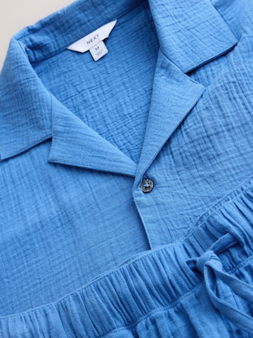 Next Pyjama kort in Blauw