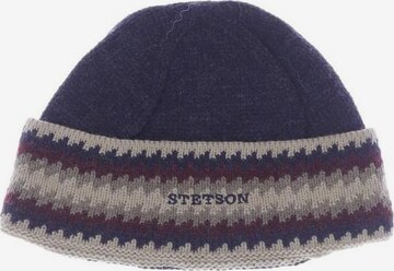 STETSON Hat & Cap in One size in Blue: front