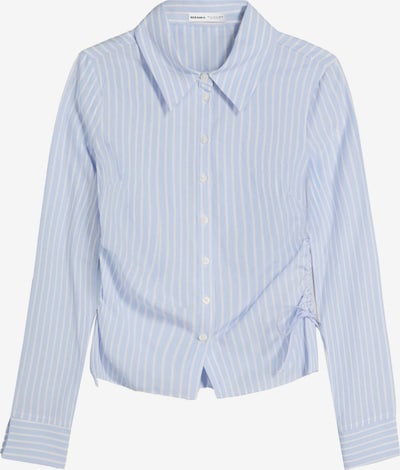 Bershka Bluza u golublje plava / bijela, Pregled proizvoda