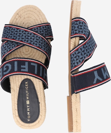 TOMMY HILFIGER Pantolette in Blau