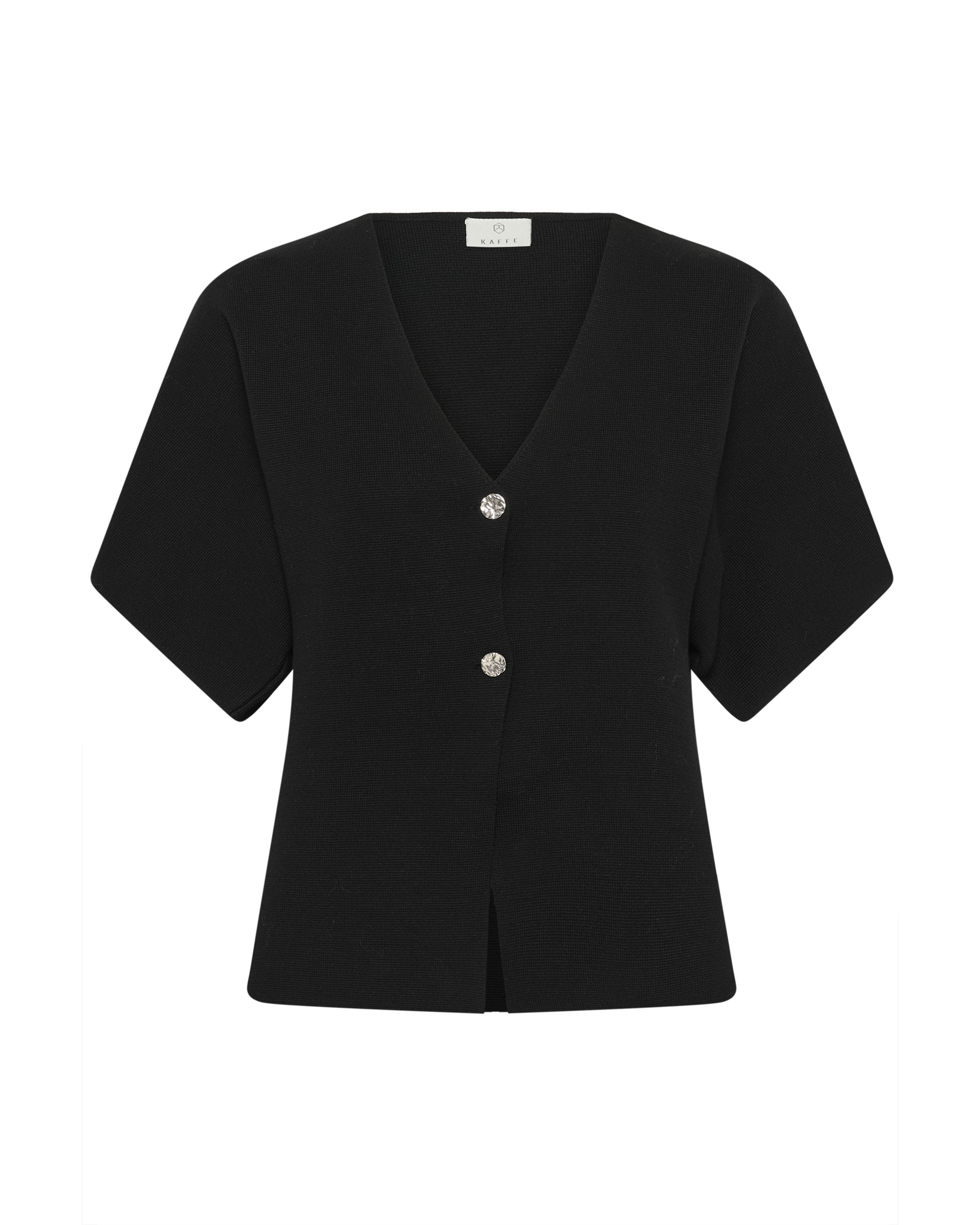 Cardigan 'KAjessica' Kaffe en noir : devant