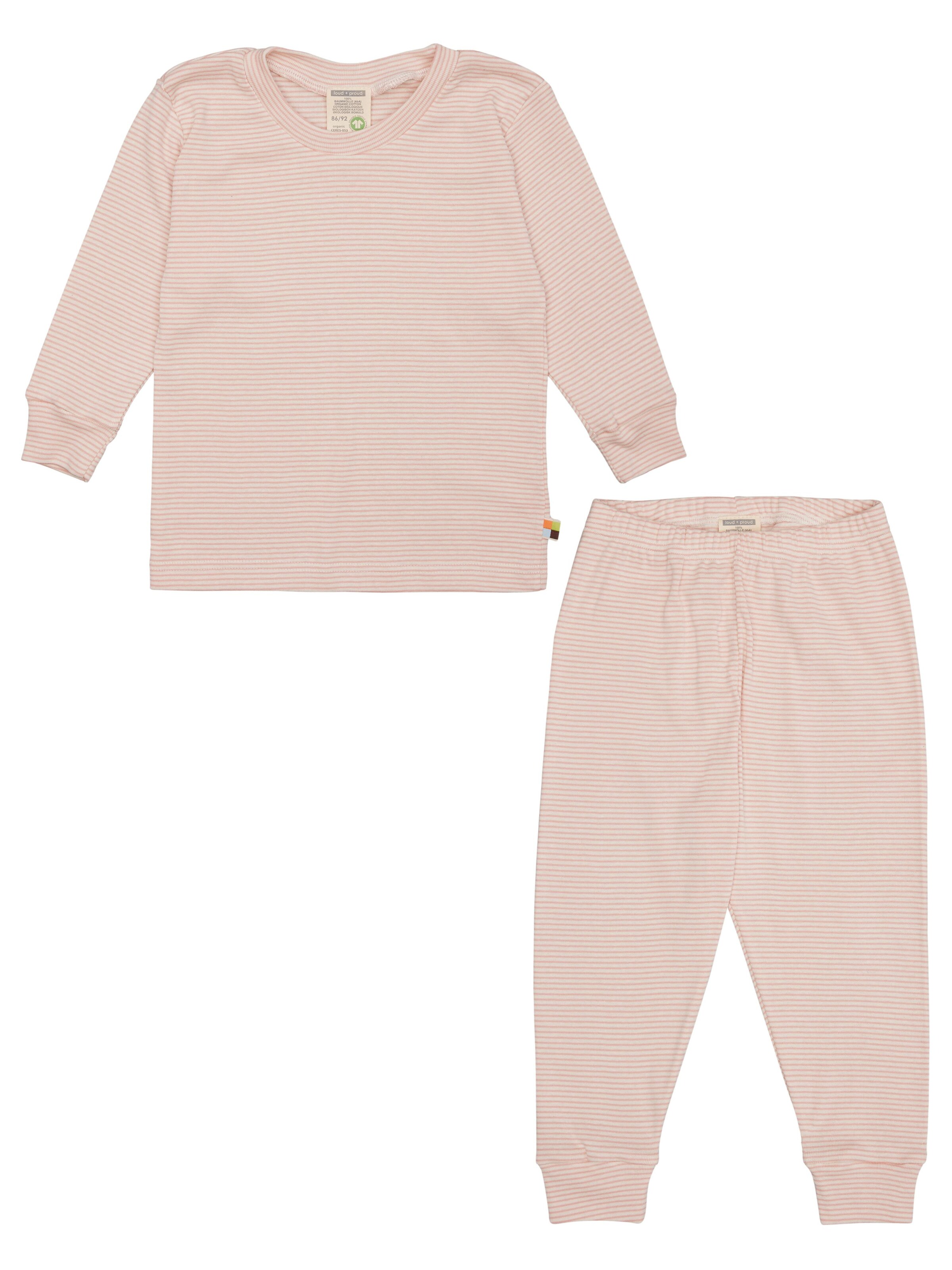 loud + proud Pajamas in Pink: front