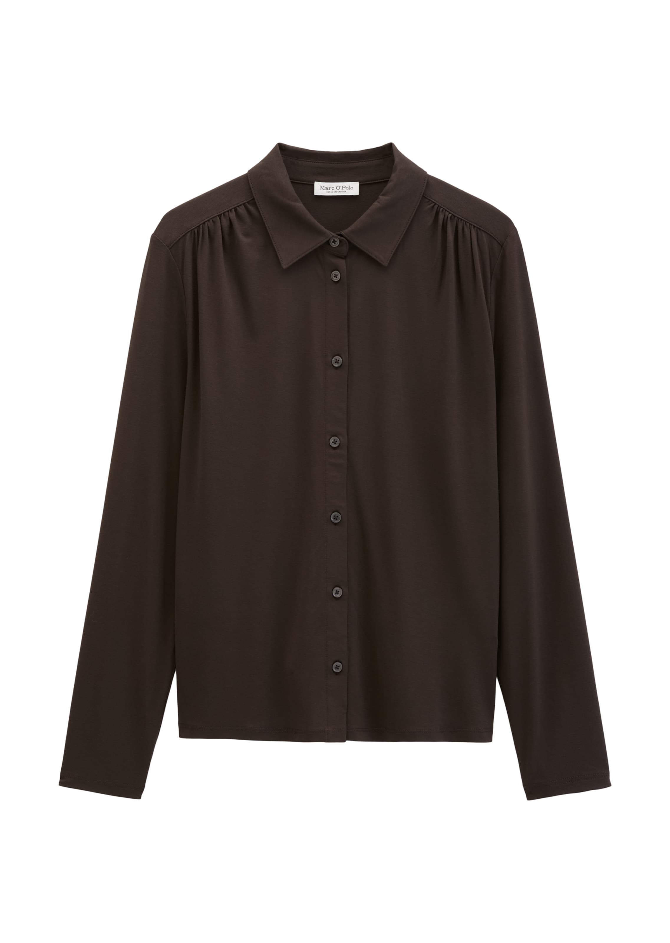 Camicia da donna di Marc O'Polo in marrone: frontale