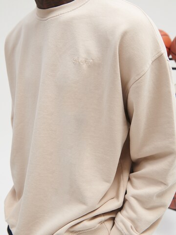 Sinned x ABOUT YOU Sweatshirt 'Ben' in Beige