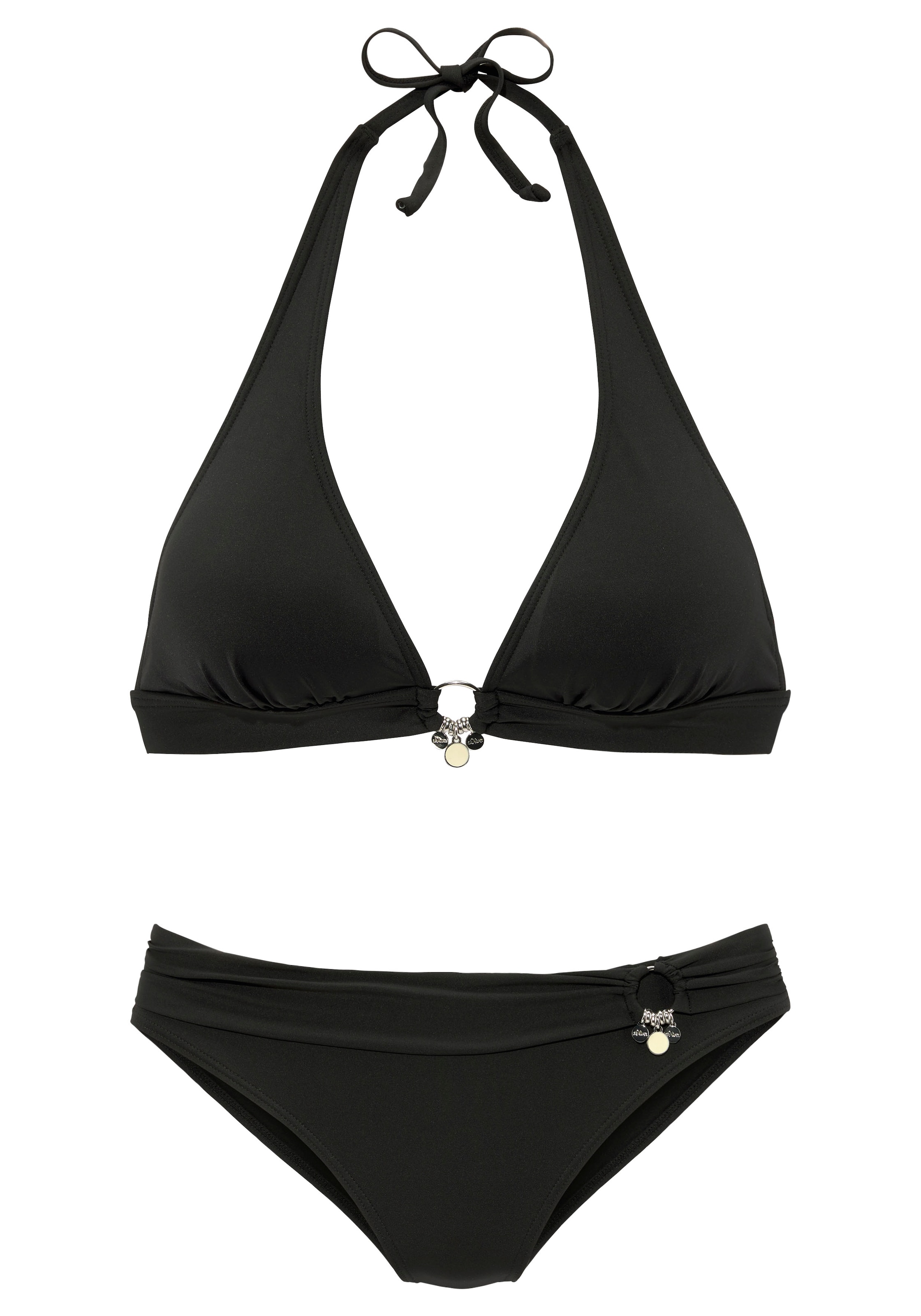 Regular Bikini s.Oliver en noir : devant