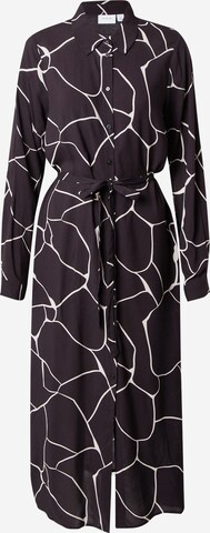 Robe-chemise 'PAYA' VILA en noir : devant