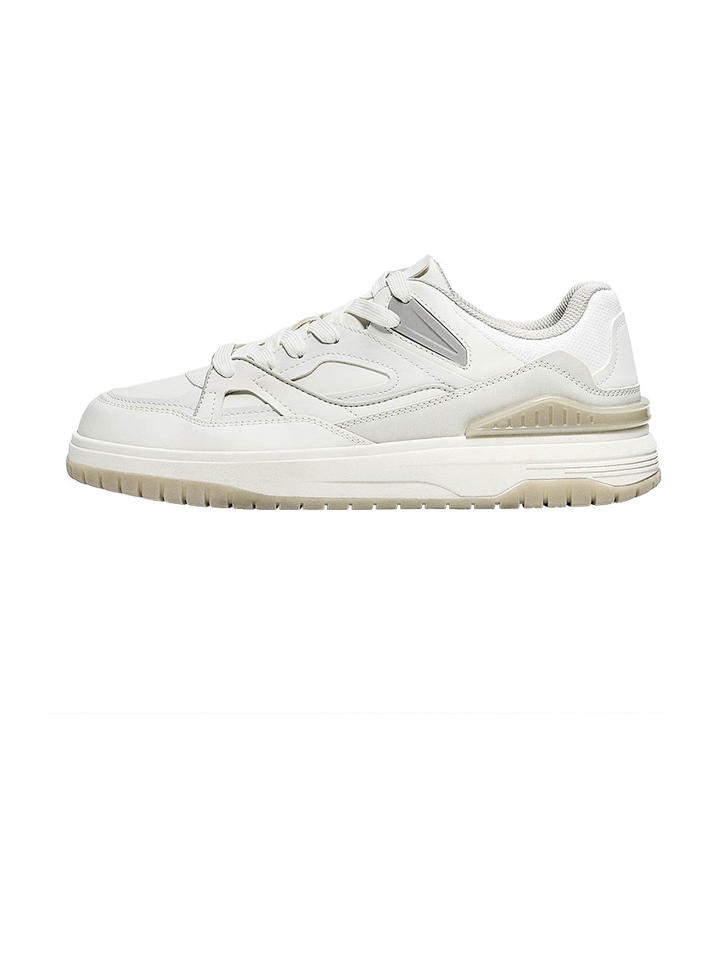 Bershka Sneakersy niskie 'BAMBA STREET' w kolorze biały