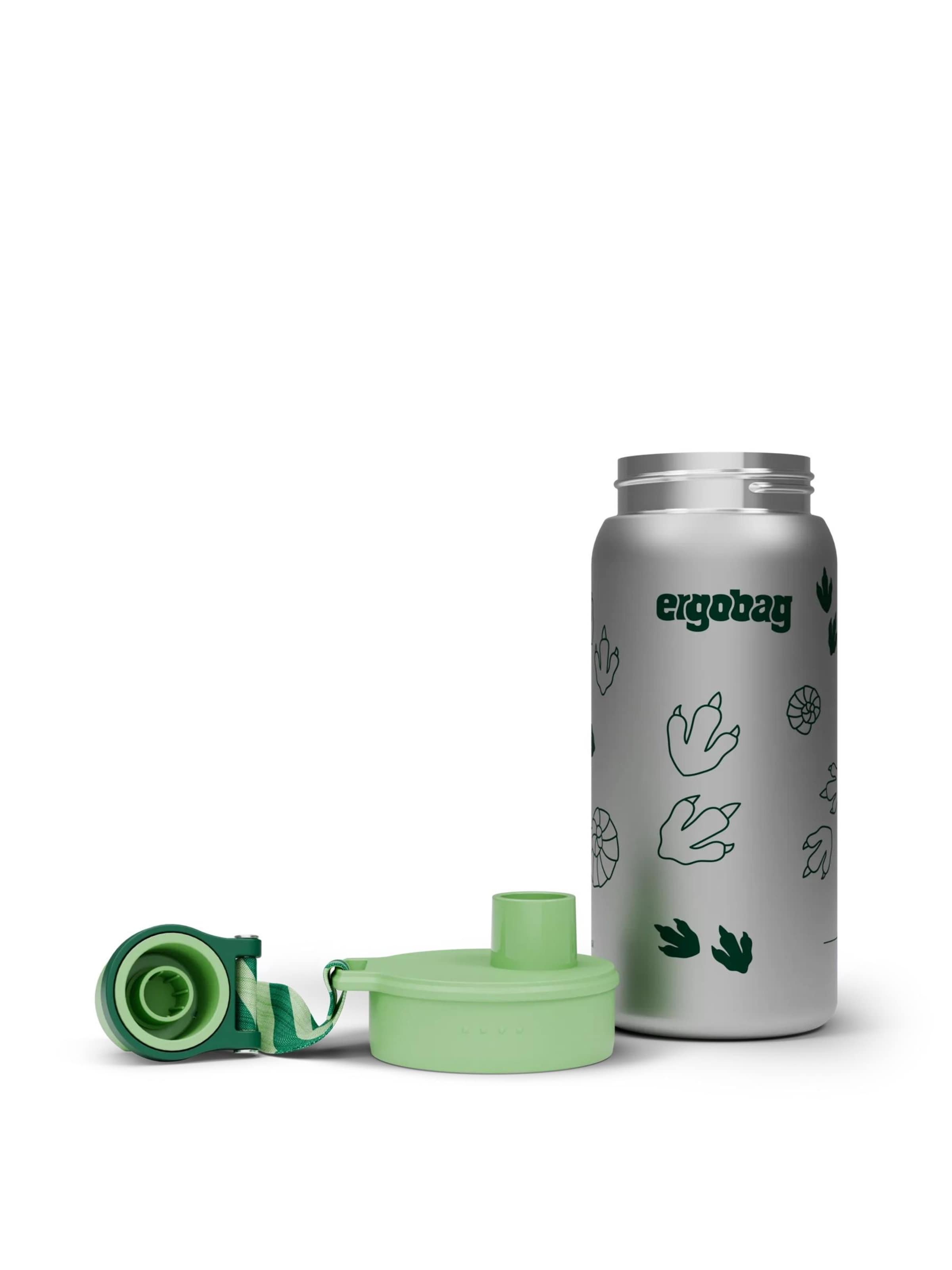 ergobag Drinking Bottle 'Trinkflasche Edelstahl Trinkflasche' in Green