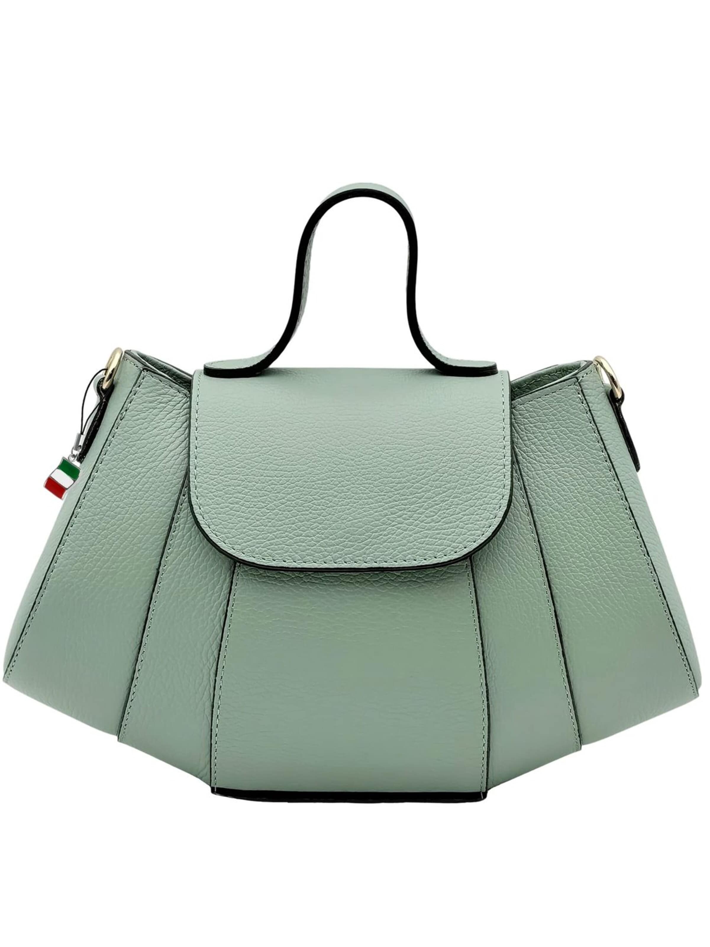 Borsa a mano di Florence in verde: frontale