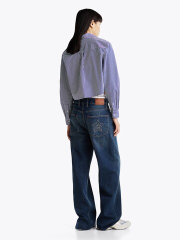 Tommy Jeans Bluse in Lila