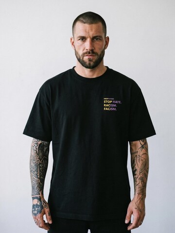 DROP.GOODS Shirt 'Statement'‌‌‌‌‌‌‌‌‌‌ in Schwarz: Vorderseite