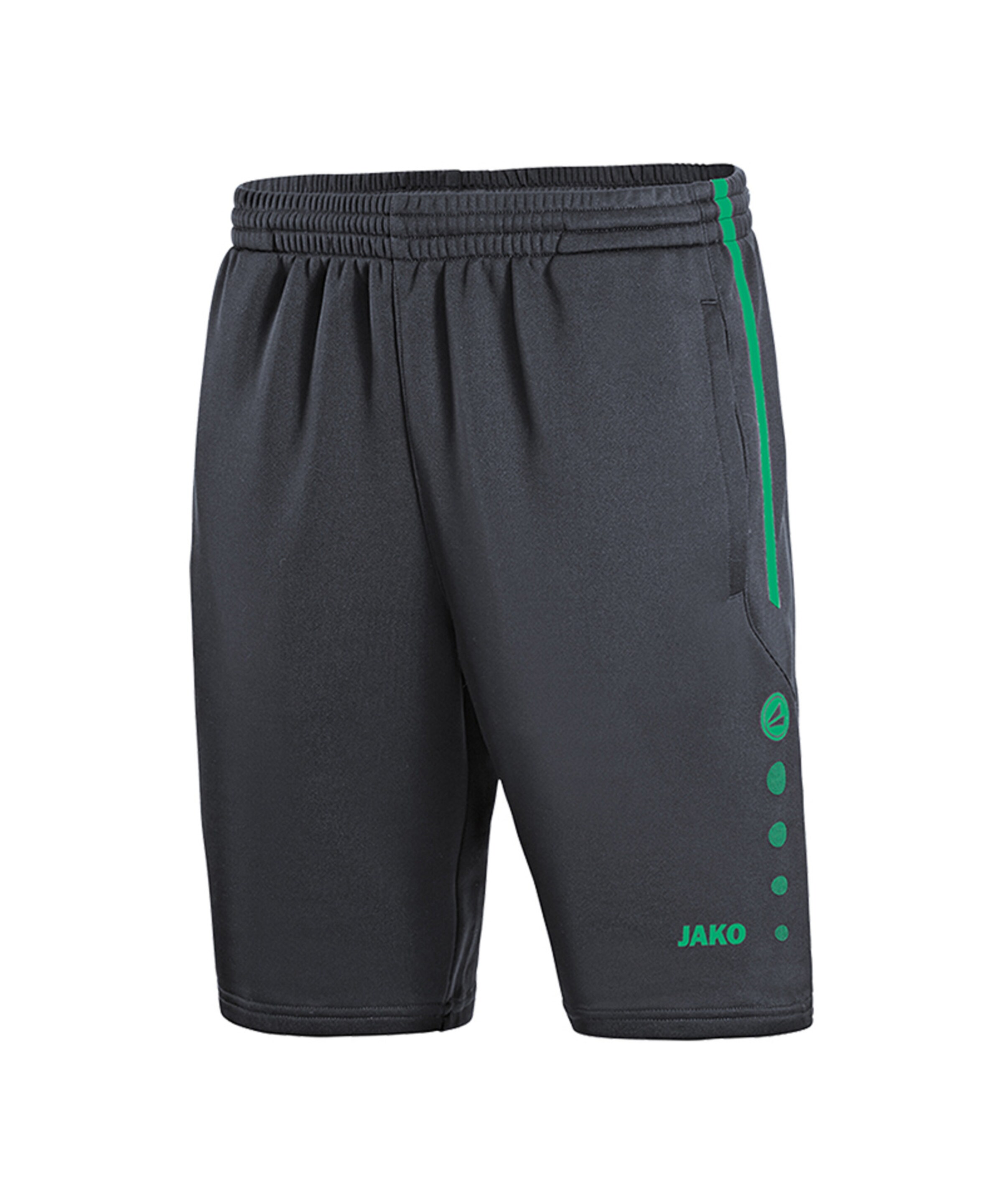 JAKO Sportshorts 'Active 2' in Grau: Vorderseite