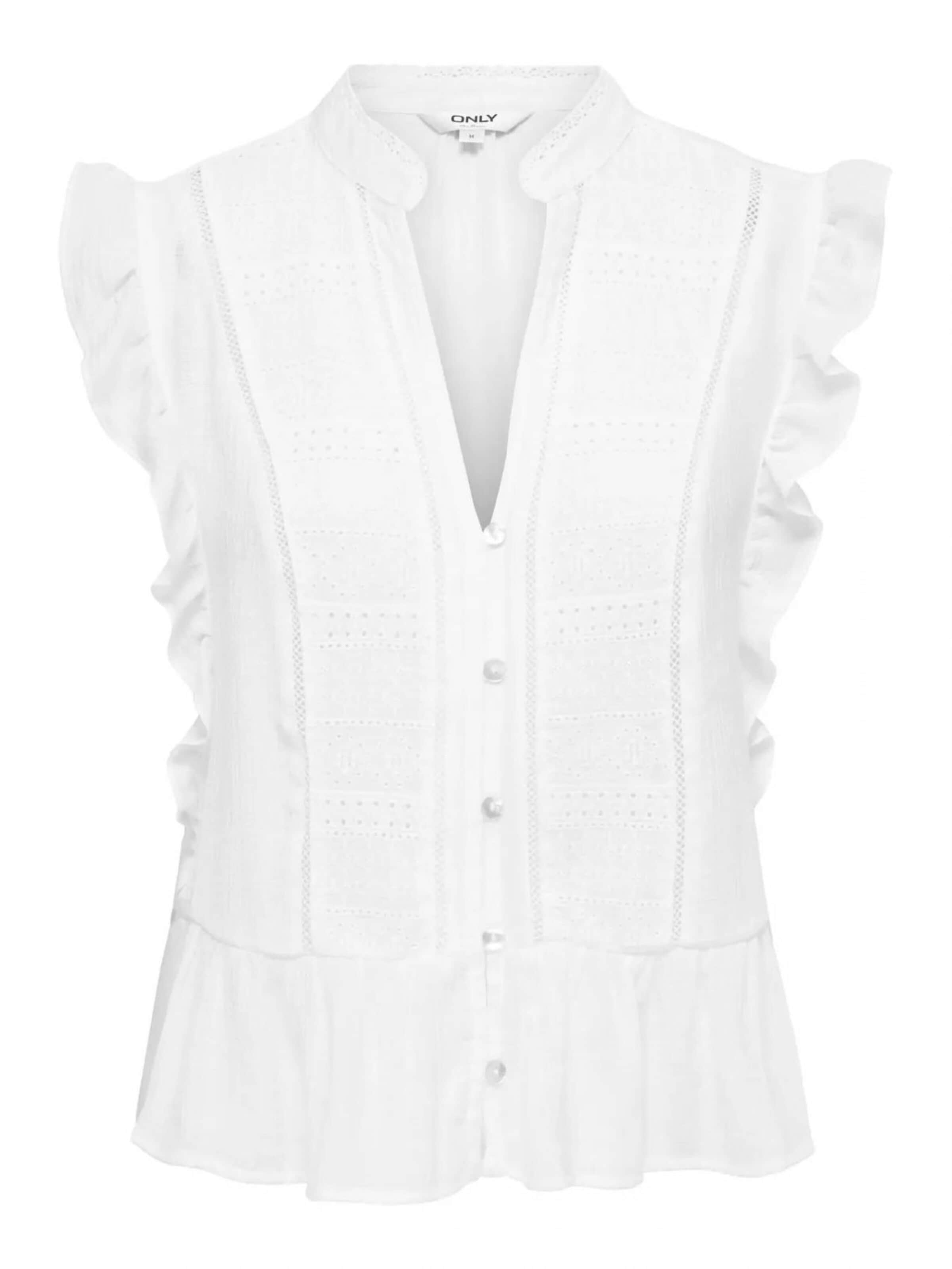 Camicia da donna in M ONLY di colore offwhite, Visualizzazione prodotti