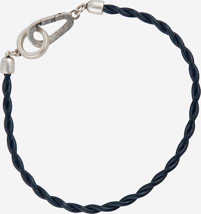 AllSaints Bracelet en bleu marine / argent, Vue avec produit