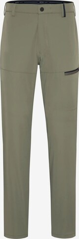 MEYER Regular Chino Pants in Green: front