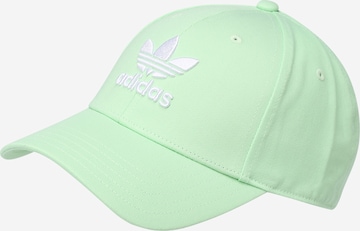 Cappello da baseball 'Trefoil' di ADIDAS ORIGINALS in verde: frontale