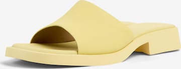 CAMPER Mules ' Dana ' in Yellow: front