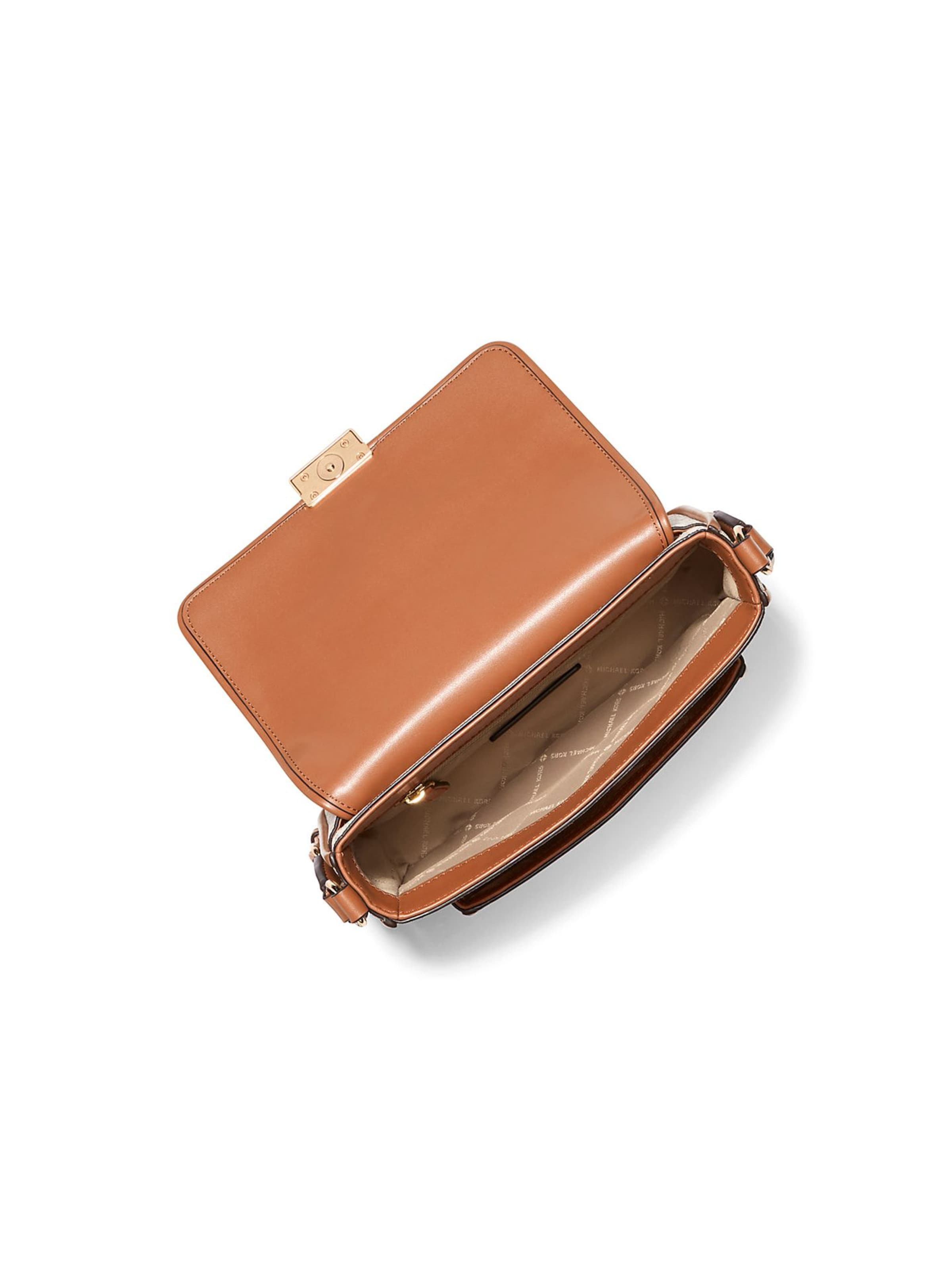Michael Kors Schoudertas 'Bradshaw Medium Pocket Messenger Bag' in Beige
