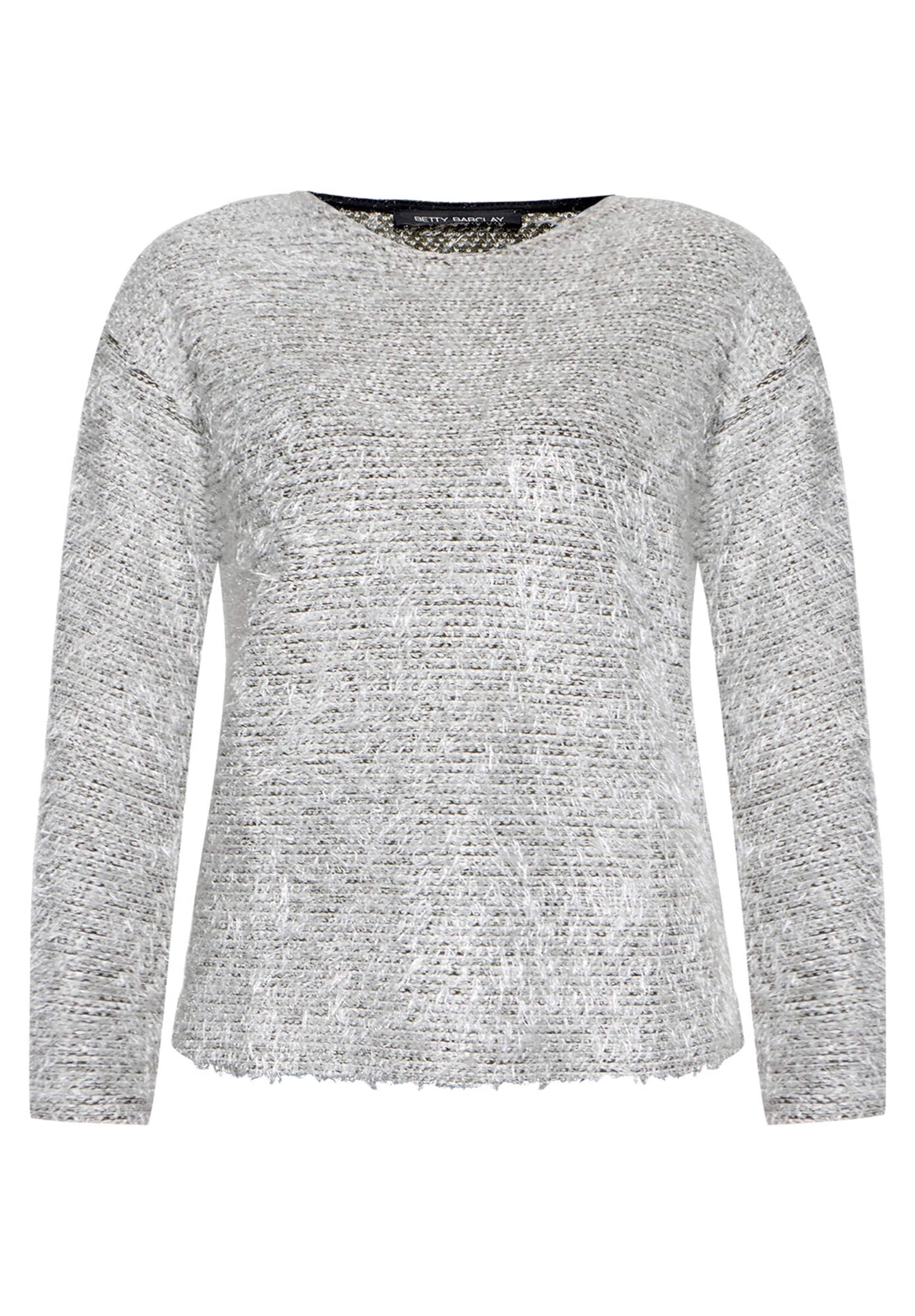 Betty Barclay Sweatshirt mit Kordelzug in Weiß: Vorderseite