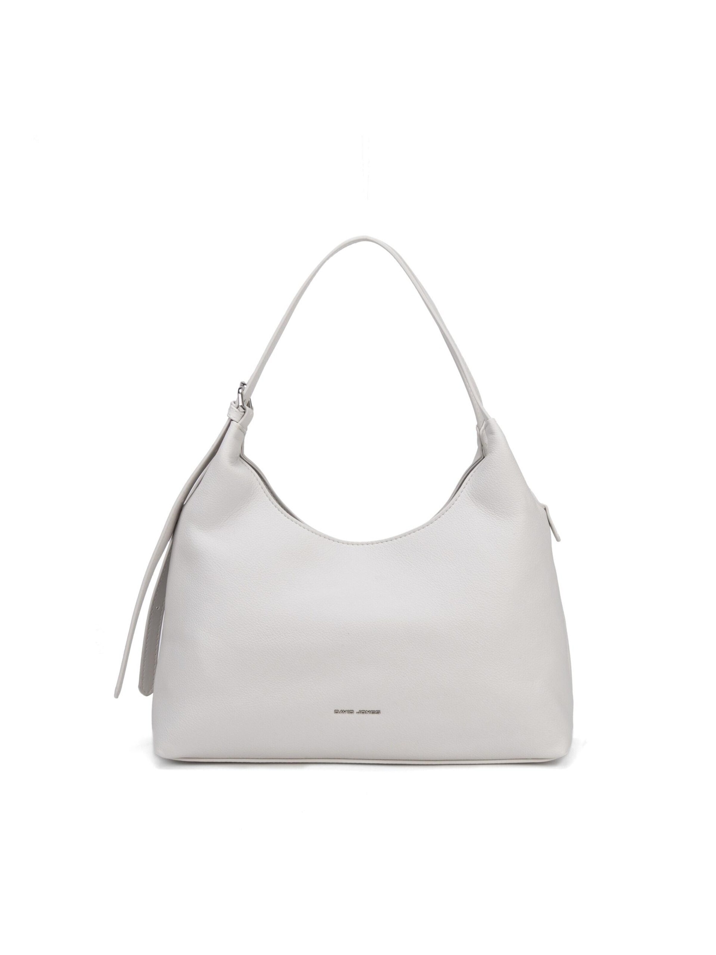 Borsa a spalla 'Borsa a Spalla Hobo David Jones Ecopelle Morbida Zip' di David Jones in beige: frontale