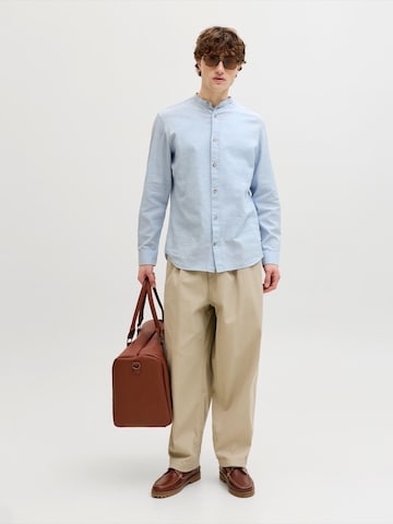 JACK & JONES Средняя посадка Рубашка 'JESUMMER' в Синий