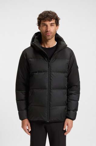 BOSS Winter Jacket in Black: front