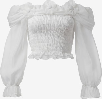 faina - Blusa en blanco: frente