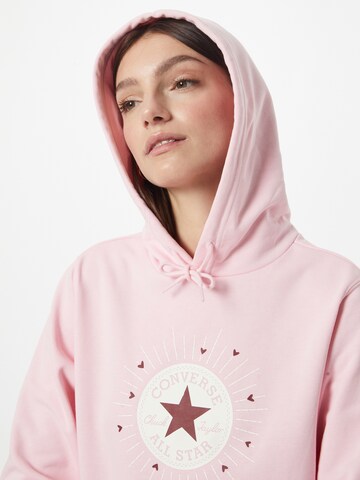 CONVERSE - Sudadera 'RADIATING LOVE' en rosa