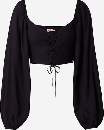 NLY by Nelly Bluse in Schwarz: predná strana