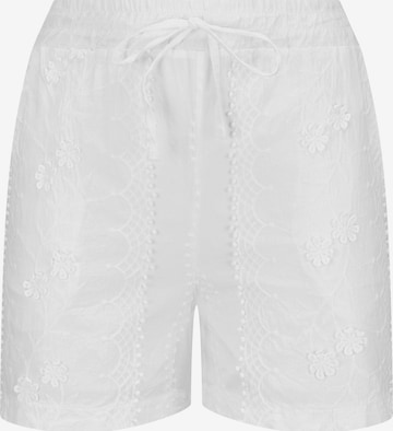 Regular Pantalon Nicowa en blanc : devant