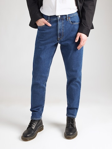 Calvin Klein Jeans Tapered Jeans 'Classic' in Blauw: voorkant
