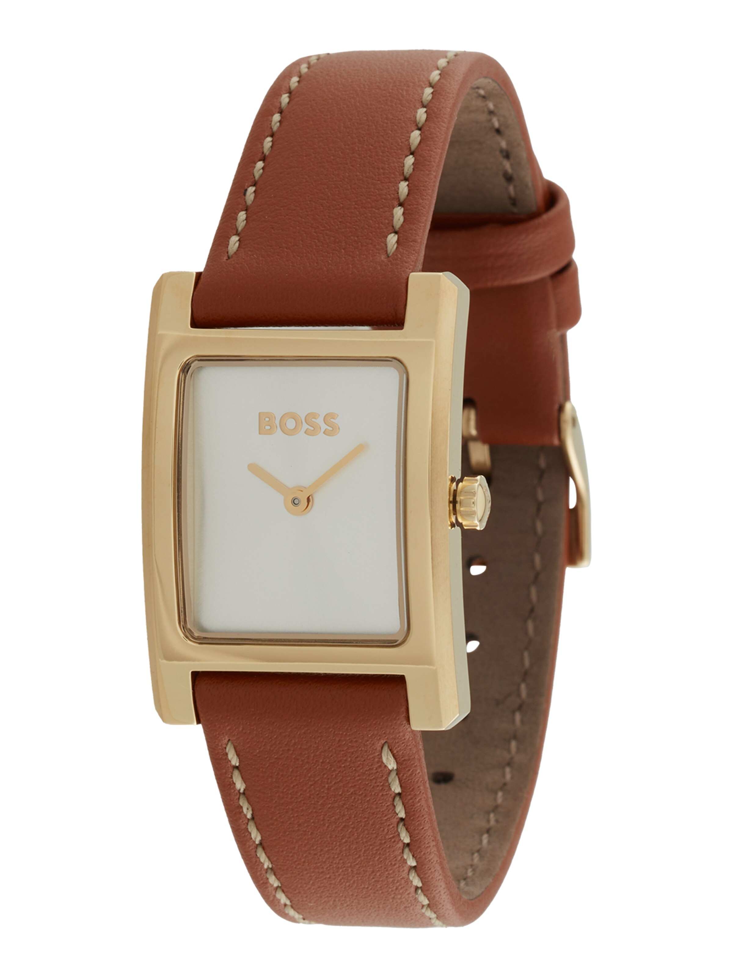 BOSS Analoogkell, värv pruun: eest vaates