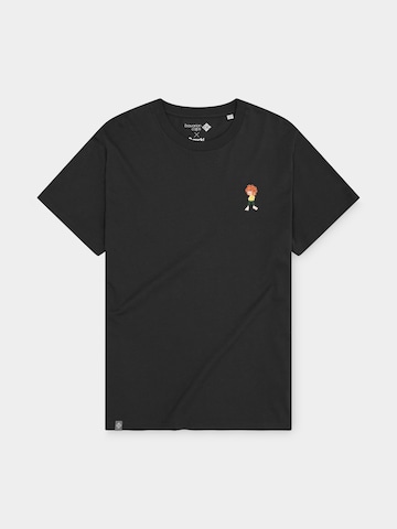Bavarian Caps Shirt 'Pumuckl Grantig'‌‌ in Schwarz: Vorderseite