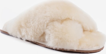 Pantoufle 'Furry' Gooce en blanc