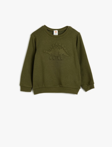 Koton Sweatshirt in Groen: voorkant