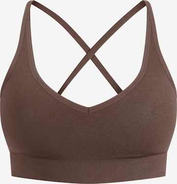 Smilodox Sport bh 'Cetrina' in Bruin: voorkant