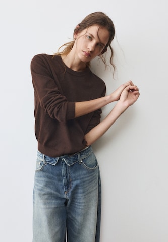 Pull-over Pull&Bear en marron : devant