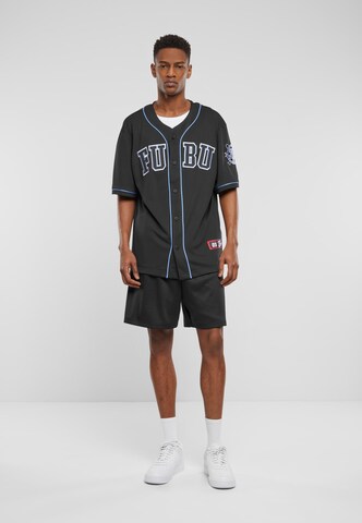 FUBU Regular Fit Hemd in Schwarz