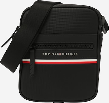 TOMMY HILFIGER Umhängetasche in Schwarz: predná strana