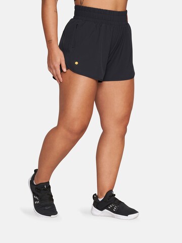 GOLD´S GYM APPAREL Loosefit Sportbroek 'Ellen' in Zwart: voorkant