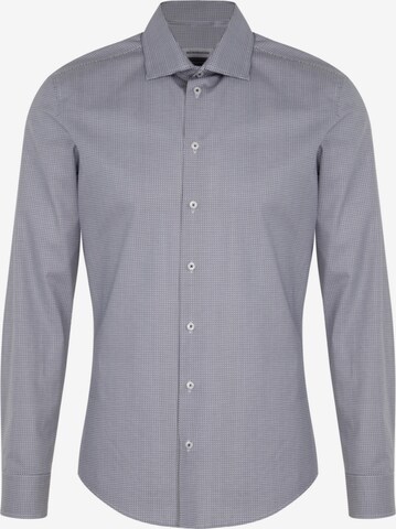 Coupe slim Chemise business SEIDENSTICKER en bleu : devant