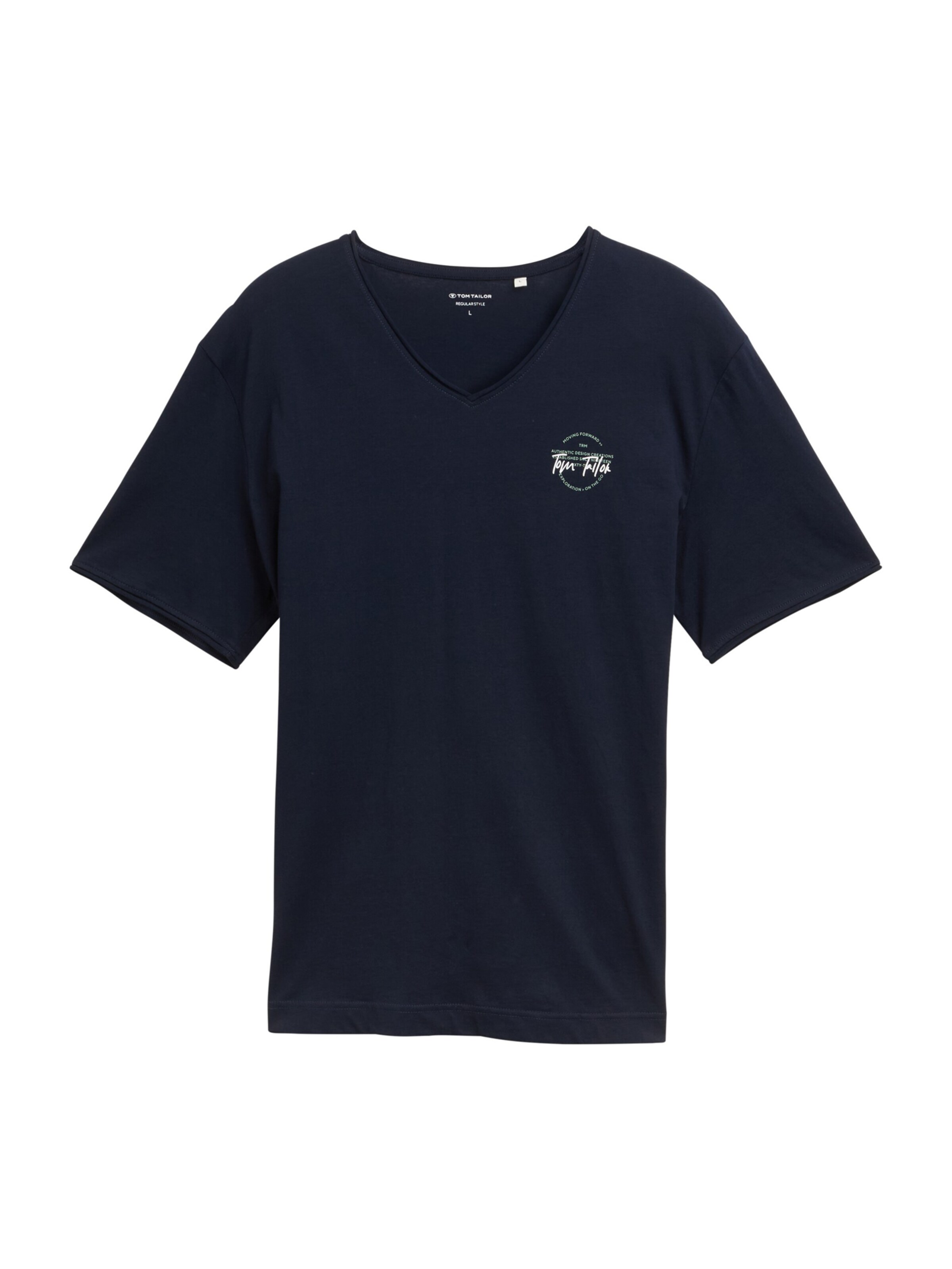 TOM TAILOR Футболка в Синий: спереди