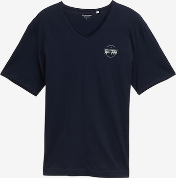 TOM TAILOR Shirt in Blue: front