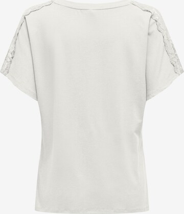 ONLY - Camiseta 'MOSTER' en blanco