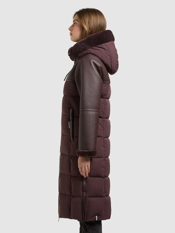 khujo Wintermantel 'Miryam' in Rood