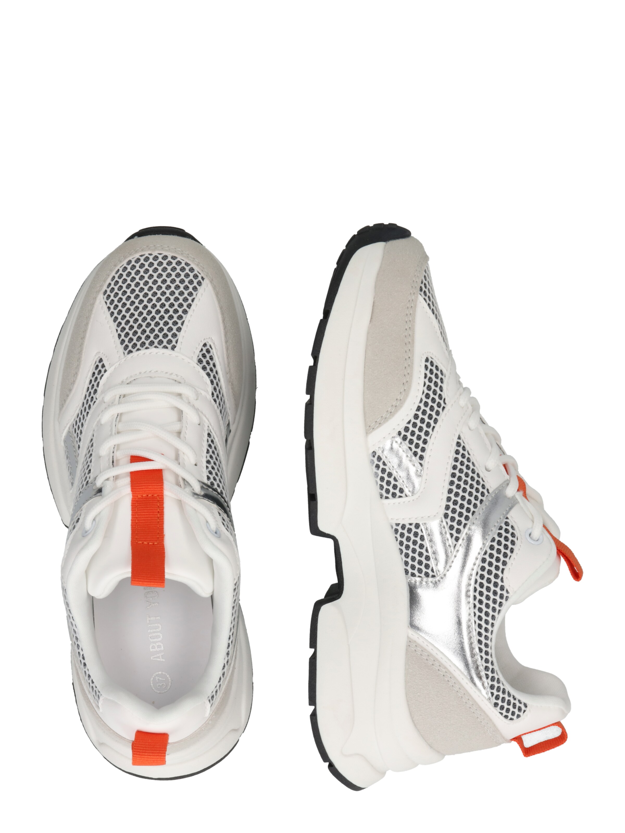 ABOUT YOU Низкие кроссовки 'Ayla' в Серый