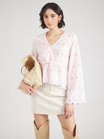 PIECES Bluza 'PCTarmorine' | roza barva: sprednja stran