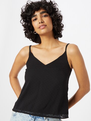 ABOUT YOU Top 'Jamila' in Zwart: voorkant