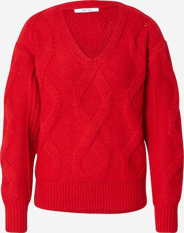 raudona ABOUT YOU Megztinis 'Hanne': priekis