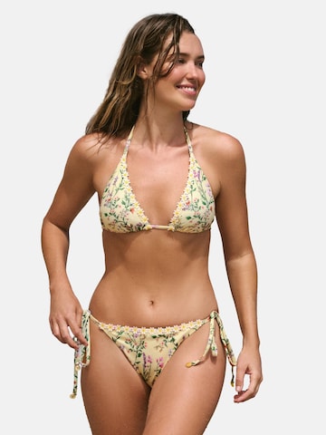 Friends Like TheseTrokutasti Bikini - žuta boja: prednji dio